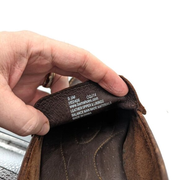 Born Thaton Shoes Mens Size 9.5 M Brown Driving Loafers Leather Slip-On Moccasin - Picture 8 of 8
